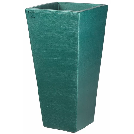 Virágláda kocka Quadrato Moderne 60cm zöld