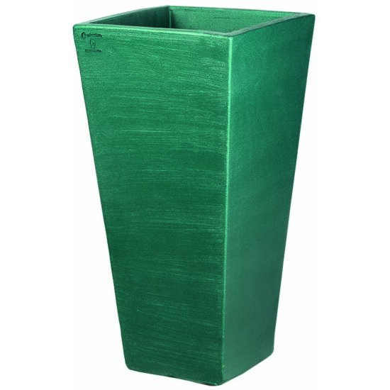 Virágláda kocka Quadrato Moderne 60cm zöld