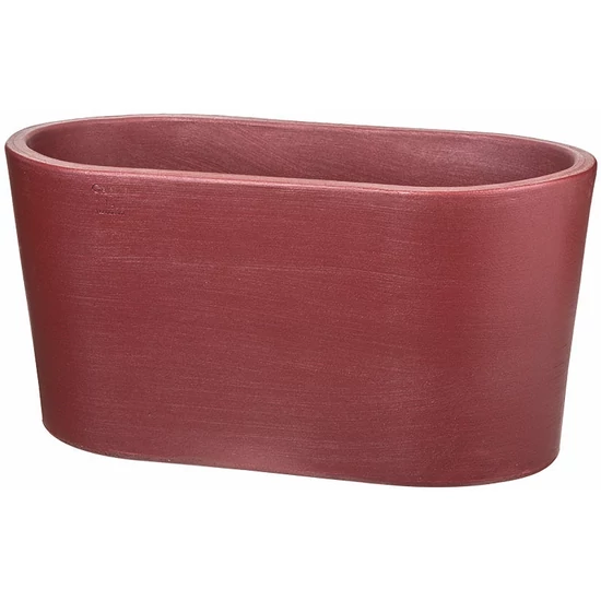 Virágláda Semiovale Moderne 40cm bordó
