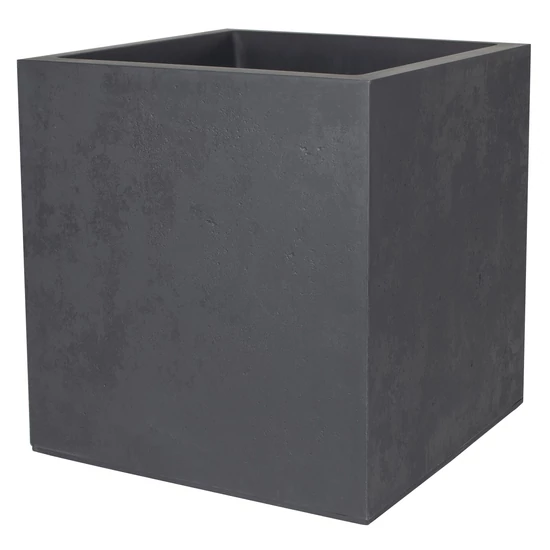 Virágláda kocka Basalt 40cm