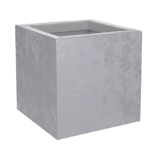 Virágláda kocka Basalt 30cm