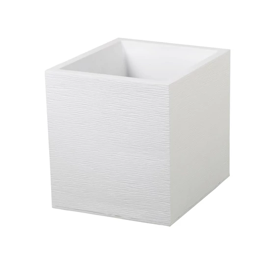 Virágláda kocka Graphit 40cm