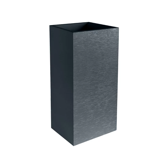 Virágláda kocka magas Graphit 80cm