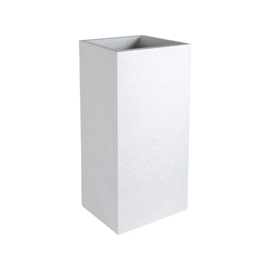 Virágláda kocka magas Graphit 80cm
