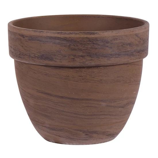 Virágcserép Levante Basalt szürke 19cm