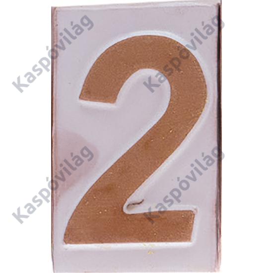 Házszám "2" 9cm