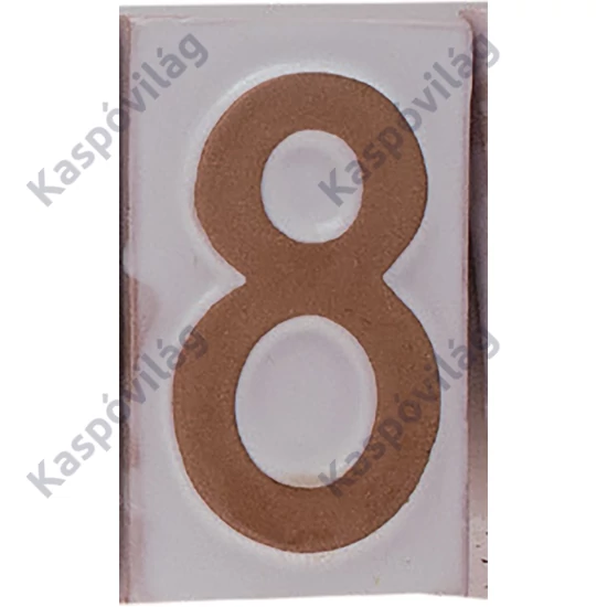 Házszám "8" 9cm