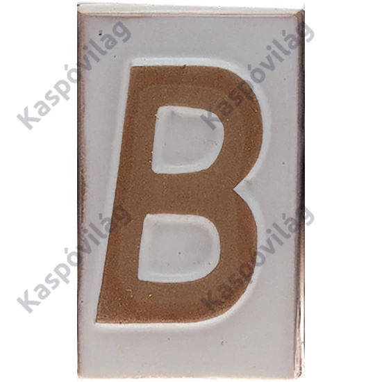 Házszám "B" 9cm