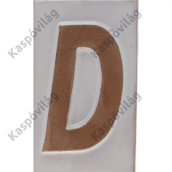 Házszám "D" 9cm