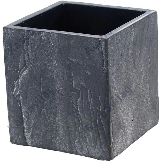 Virágláda kocka Steatite 16cm