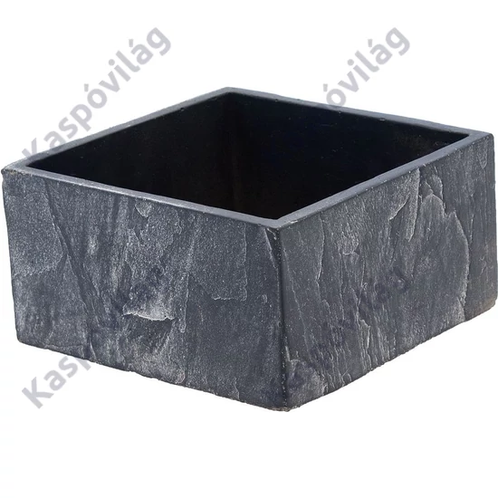Virágláda kocka Steatite 17cm