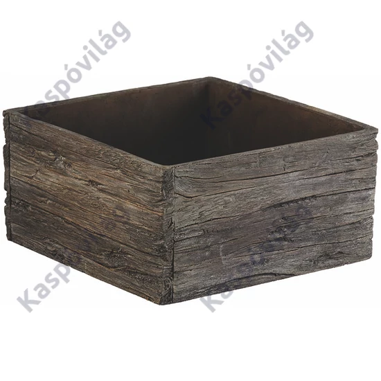 Virágláda kocka Wood 20cm