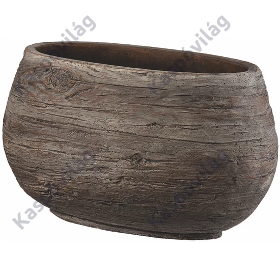 Kaspó ovális Wood 39cm