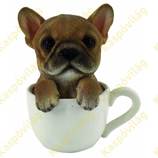 Bulldog csészében 10cm